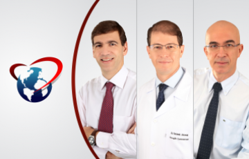Dr. Gustavo, Dr. Fernando e Dr. Eloy - Palestrantes no 31st Congress of the World Society of Cardiovascular and Thoracic Surgeons