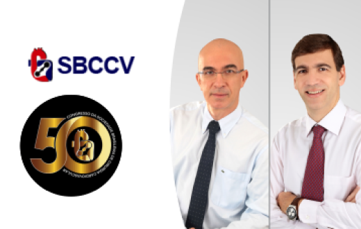 Dr. Eloy e Dr. Gustavo no 50º Congresso SBCCV