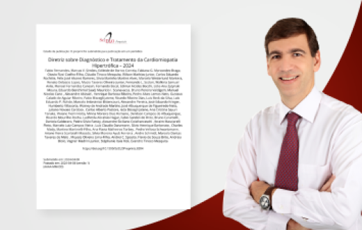 Dr. Gustavo, um dos autores da Diretriz sobre Diagnóstico e Tratamento da Cardiomiopatia Hipertrófica 2024